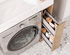 Акватон Мебель для ванной Лондри 20 дуб рустикальный – фотография-6