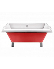 Фэма Акриловая ванна "Riccarda 160", ножки хром, покрытие RAL матовое – фотография-8