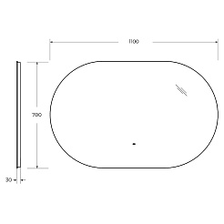 Cezares Зеркало Vague 110 – фотография-9