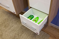 Sanflor Мебель для ванной Ларго 2 70 R вяз швейцарский, белая – фотография-7