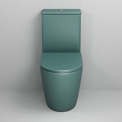 Grossman Унитаз компакт Color GR-4480OLMS зеленый матовый – фотография-4