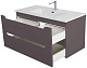 BelBagno Тумба под раковину Etna 100 подвесная темно-серая матовая – картинка-19