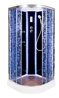 DTO Душевая кабина BМ1510 LED BLACK