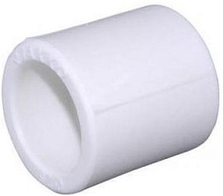 Политэк Муфта PPR белая 50 (437298) – фотография-1