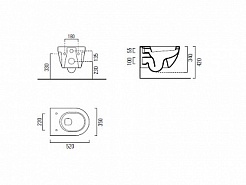 GSI Унитаз подвесной CITY 911811 – фотография-3