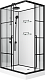 Niagara Душевая кабина Standart 120x80 L черная – фотография-12