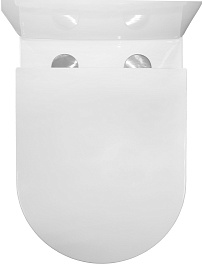 Azario Унитаз-компакт Conto AZ-T005BR безободковый с бачком с сиденьем микролифт белый – фотография-10