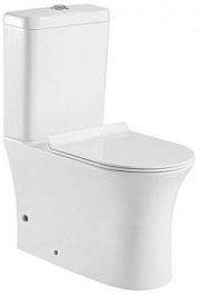 Aquanet Унитаз-компакт Rimless Roll-C-1 CL-12249B-1 – фотография-1