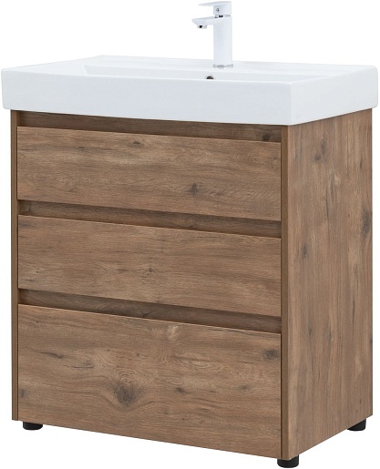 Aquanet Мебель для ванной Nova Lite 75 дуб рустикальный – картинка-5