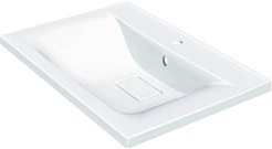 Mixline Тумба с раковиной Вектор 75 белая – фотография-6