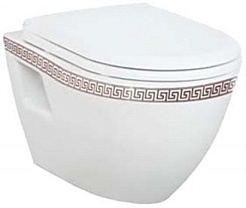 Creavit Унитаз подвесной TP325.W с биде – фотография-1