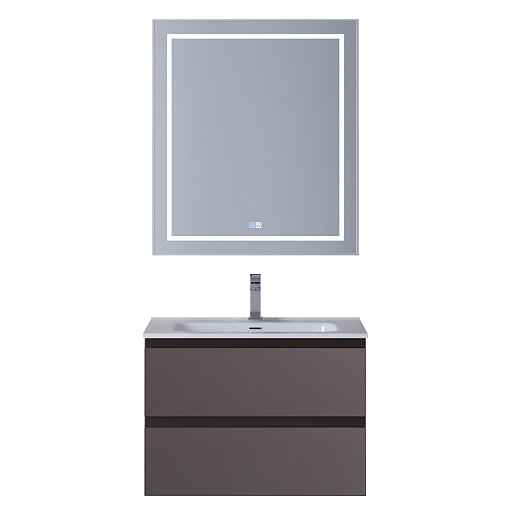 BelBagno Тумба с раковиной Kraft 70 подвесная Темно-Серый матовый с раковиной BB700ETL – фотография-14