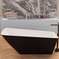 Frank Акриловая ванна 170х80 F6106 black/white