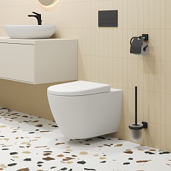 Ambassador Сиденье для унитаза Queen белое матовое – фотография-7