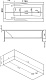 Bas Акриловая ванна Эвита 180x85 с гидромассажем – фотография-8