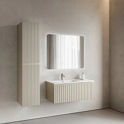 Sancos Тумба под раковину Snob R 1.0 100 L beige soft – фотография-5