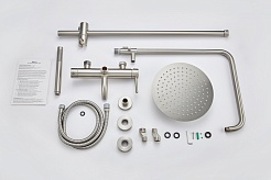 Milacio Душевая система Ultra MCU.151.SS нержавеющая сталь – фотография-10