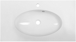 Misty Тумба с раковиной Версаль 80 синяя – фотография-6