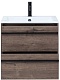 Aquanet Тумба с раковиной Lino 60 подвесная дуб веллингтон – картинка-15