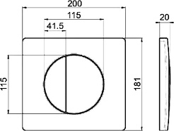 Cersanit Унитаз подвесной Delfi в комплекте с инсталляцией Black с сиденьем Trento с клавишей смыва хром глянцевый – фотография-18