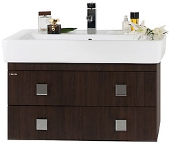 Водолей Тумба с раковиной Квадро 80 венге – фотография-1