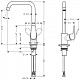 Hansgrohe Смеситель Focus 31820800 для кухонной мойки – фотография-4