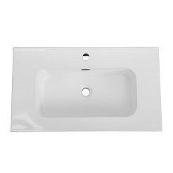 Cezares Тумба с раковиной Eco Cer-N 80 grafito CZR-8095-80 ручки серые – фотография-6