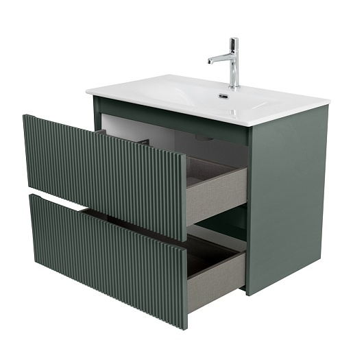 BelBagno Тумба с раковиной Uno mini 80 подвесная Еловый матовый с раковиной BB-8099-3-80 – картинка-7