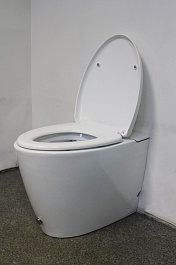 Ceruttispa Унитаз приставной Kanin B-375B с функцией импульсного смыва – фотография-3