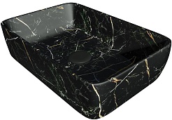 Teymi Раковина накладная Helmi 50 T50295 черный мрамор – фотография-1