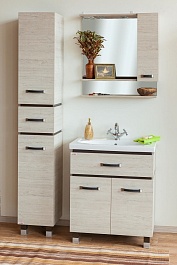 Sanflor Зеркало-шкаф Техас 60 венге, орегон, R – фотография-5