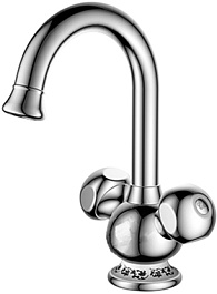 D&K Смеситель "Kassel Hessen DA1422101" для раковины – фотография-1