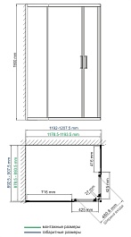WasserKRAFT Душевой уголок Lippe 45S07 – фотография-2