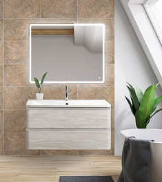 BelBagno Тумба с раковиной ALBANO 800 Rovere Vintage Bianco – фотография-4