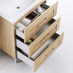 Aqwella Мебель для ванной Фостер 70 напольная – фотография-6