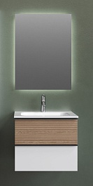 Sancos Мебель для ванной Delta 60 дуб светлый/белый – фотография-1