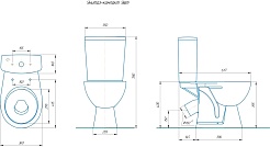 Rosa Унитаз-компакт Уют – фотография-4