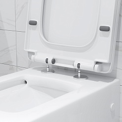 Grossman Унитаз подвесной Cristal GR-4481 белый – фотография-8