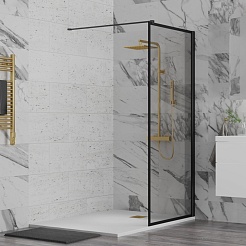 Paini Душевая перегородка PAINI-WalkIN90F 90x195 рисунок рамка – фотография-3