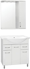 Style Line Мебель для ванной Эко Стандарт №26 75 (Байкал) белая – фотография-1
