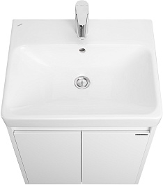 Акватон Тумба под раковину Сканди Doors 55 белая – фотография-4