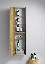 Aqwella Пенал для ванной Fargo 35 дуб балтийский – фотография-2