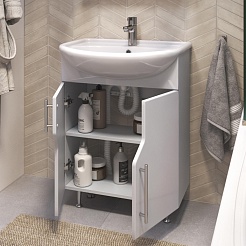 Vigo Тумба под раковину Turin 60 белая – фотография-4