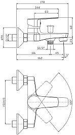 Zollen Смеситель Bergen BE61610141 – фотография-2