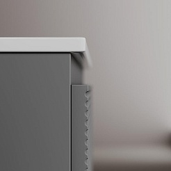 Sancos Тумба с раковиной Folk 120 grey soft раковина Grace 121 CN7017 – фотография-8