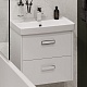 Водолей Тумба с раковиной Мона 60 с ящиками белая – фотография-21