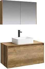 Aqwella Комплект мебели Mobi 100 дуб балтийский – фотография-1