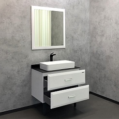 Comforty Тумба с раковиной Империя 80 белая – фотография-12