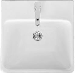 Акватон Тумба с раковиной Сканди Doors 45 белая/дуб рустикальный – фотография-11