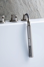 Allen Brau Смеситель на борт ванны Priority 5.31007-BN (с внутренней частью) никель браш – фотография-3